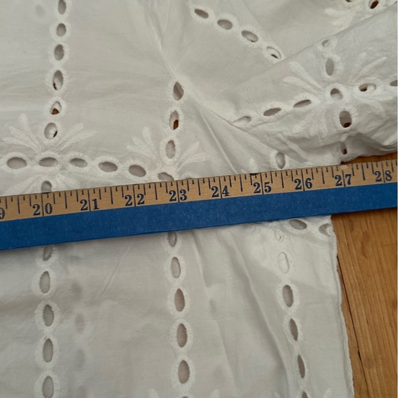 ADIVA Eyelet White SHIRT SIZE 3X (z) - Picture 8 of 16